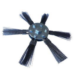 ZESTAW LANCA DO CZYSZCZENIA KOMINA NA WIERTARKĘ 5M + 3 GŁOWICE (6)