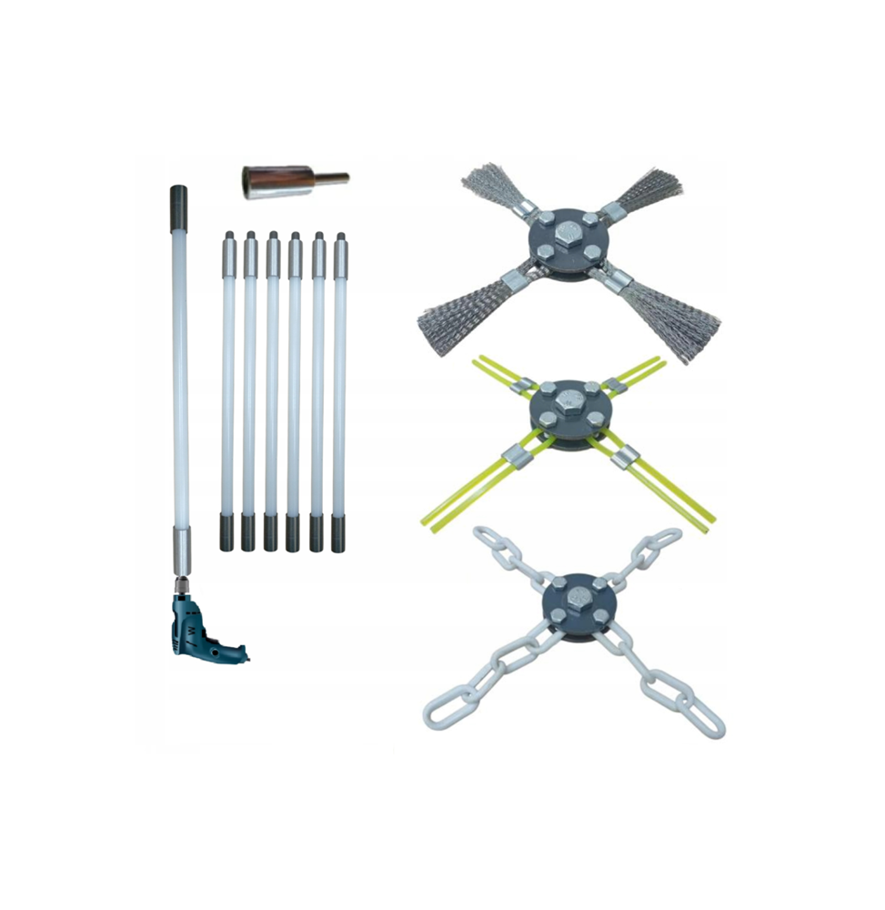 ZESTAW 6 METROWY DO KOMINÓW KWASOODPORNY I NIERDZEWNYCH DO MECHANICZNEGO CZYSZCZENIA KOMINA OD DOŁU (4)
