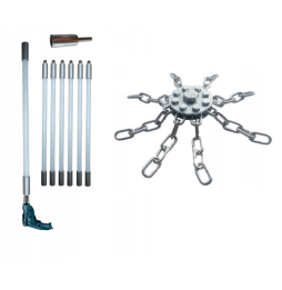 ZESTAW DO MECHANICZNEGO CZYSZCZENIA KOMINA OD...