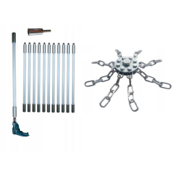 ZESTAW DO MECHANICZNEGO CZYSZCZENIA KOMINA OD...