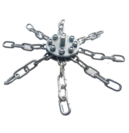 ZESTAW DO MECHANICZNEGO CZYSZCZENIA KOMINA OD DOŁU 12M + 1 GŁOWICA ŁAŃCUCHOWA (8)