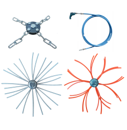 ZESTAW LANCA DO CZYSZCZENIA KOMINA NA WIERTARKĘ...