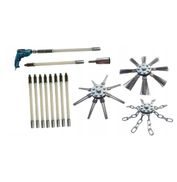 ZESTAW 11,2M. DO CZYSZCZENIA KOMINA OD DOŁU NA...