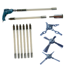 ZESTAW 8,4M. DO CZYSZCZENIA KOMINA OD DOŁU NA...