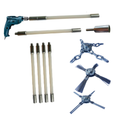 ZESTAW 5,6M. DO CZYSZCZENIA KOMINA OD DOŁU NA...