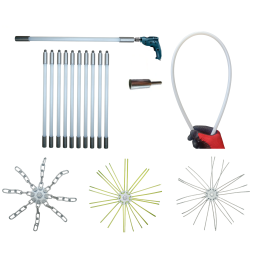 ZESTAW DO MECHANICZNEGO CZYSZCZENIA KOMINA OD...