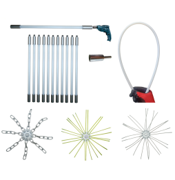 ZESTAW DO MECHANICZNEGO CZYSZCZENIA KOMINA OD...