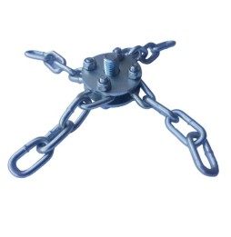 ZESTAW LANCA DO CZYSZCZENIA KOMINA NA WIERTARKĘ 5M + 3 GŁOWICE (4)